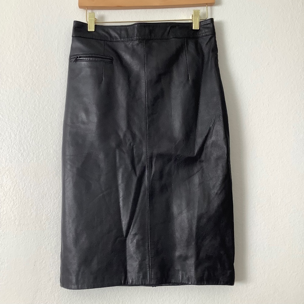 Rem Garson Black Pencil Skirt Size 6